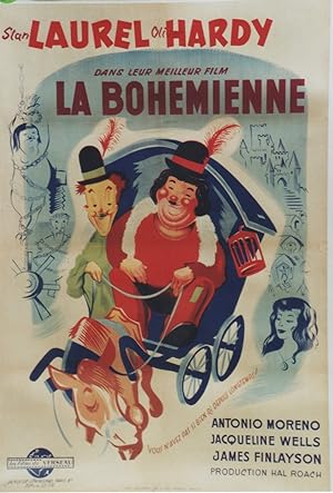 "LA BOHÉMIENNE (THE BOHEMIAN GIRL)" Réalisé par James HORNE en 1935 avec Stan LAUREL et Oliver HA...