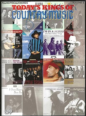 Seller image for Today's Kings of Country Music, Vol 2: Piano/Vocal/Chords for sale by Vada's Book Store