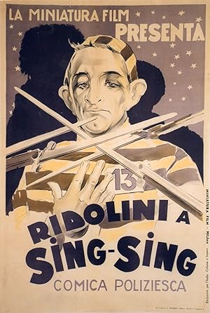 THE STAR BOARDER (RIDOLINI A SING-SING) Réalisé par Larry SEMON en 1919 avec Larry SEMON (RIDOLIN...