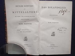 Seller image for Das Rolandslied. for sale by Antiquariat Klabund Wien