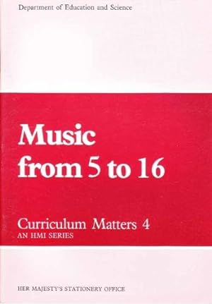 Seller image for Music from 5 to 16 for sale by WeBuyBooks