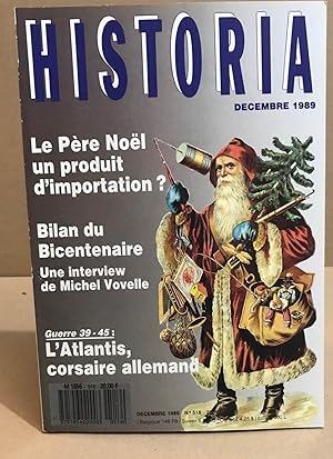 Seller image for Historia n 516 / le pre noel un produit d'importation - gurre 39-45 : l'atlantis corsaire allemand for sale by librairie philippe arnaiz