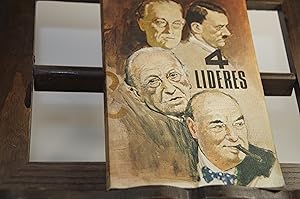 Seller image for CUATRO LIDERES CHURCHILL ROOSEVELT HITLER ADENAUER for sale by LIBRERIA ANTICUARIA SANZ