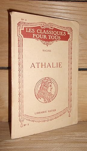 Seller image for ATHALIE : Tagdie tire de l'Ecriture Sainte for sale by Planet's books