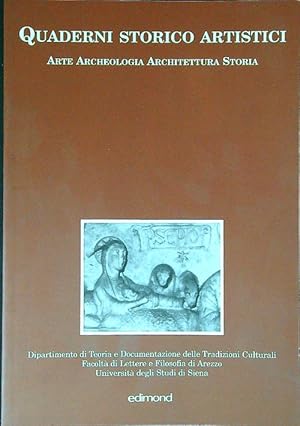 Seller image for Quaderni storico artistici. Arte archeologia architettura storia vol.1 for sale by Librodifaccia