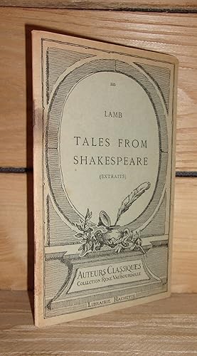 Image du vendeur pour LAMB - Tales From Shakespeare (selected) mis en vente par Planet's books