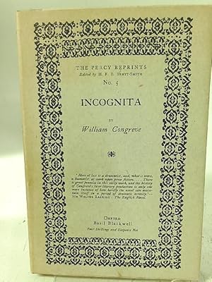 Seller image for Incognita: Or Love And Duty Reconcil'D for sale by World of Rare Books