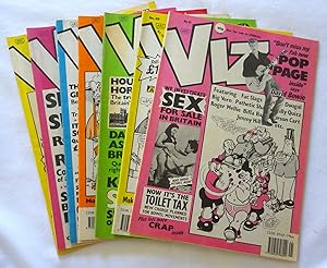 VIZ, Nos 41,42,43,44,45,46 and 47. April 90 to May 1991. Run of 7 Comics