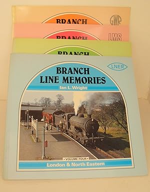 Branch Line Memories ( Volumes 1 to 4, a complete set )