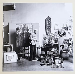 Willy Maywald, Fotografie Georges Braque in seinem Atelier 1948/1989