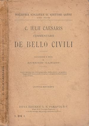 Bild des Verkufers fr De Bello Civili zum Verkauf von Biblioteca di Babele