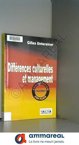 Seller image for Diffrences culturelles et management for sale by Ammareal
