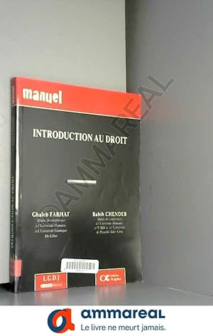 Seller image for Introduction au droit for sale by Ammareal