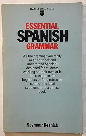 Bild des Verkufers fr Essential Spanish Grammar zum Verkauf von librairie philippe arnaiz