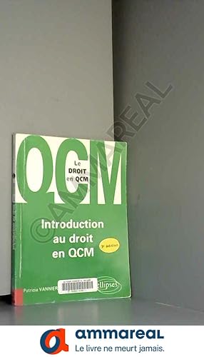 Bild des Verkufers fr Introduction au Droit en Qcm Troisime Edition le Droit en Qcm zum Verkauf von Ammareal