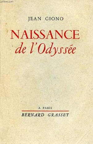 Image du vendeur pour Naissance de l'odysse mis en vente par Le-Livre