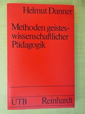 Bild des Verkufers fr Methoden geisteswissenschaftlicher Pdagogik. (= UTB 947) zum Verkauf von Der-Philo-soph