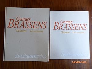 Georges Brassens. Chansons. Das Gesamtwerke 2 Bände. 1. Texte: französisch / deutsch, Textband/ 2...