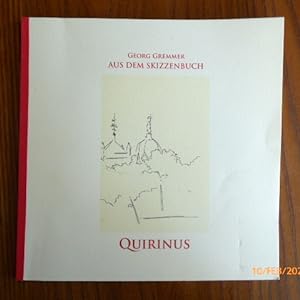 Aus dem Skizzenbuch. Quirinus. Zeichnungen aus den Jahren 2011 bis 2014. SIGNIERT.