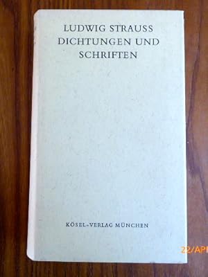 Dichtungen und Schriften. Herausgegeben von Werner Kraft.