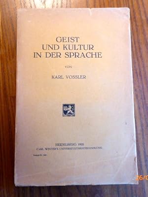 Geist und Kultur in der Sprache.