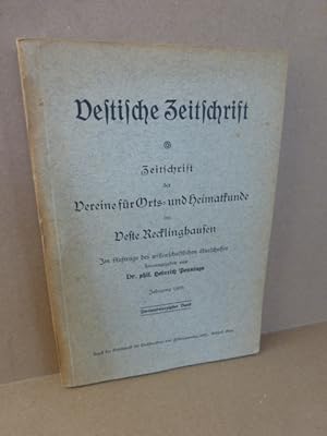 Seller image for Vestische Zeitschrift - Zeitschrift der Vereine fr Orts- und Heimatskunde im Veste und Kreise Recklinghausen. 42. Band, 1935. for sale by Der-Philo-soph
