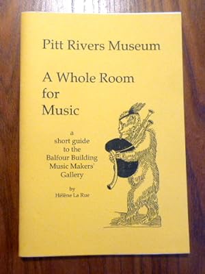 Seller image for Whole Room for Music a short guide to the Balfour Building Music Makers Gallery. SIGNIERT. for sale by Der-Philo-soph