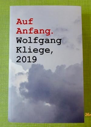 Seller image for Auf Anfang, 2019. for sale by Der-Philo-soph