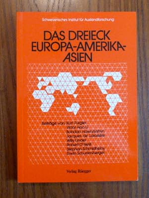 Bild des Verkufers fr Das Dreieck Europa - Amerika - Asien. (= Sozialwissenschaftliche Studien des Schweizerischen Instituts fr Auslandforschung, Band 15 NF) zum Verkauf von Der-Philo-soph