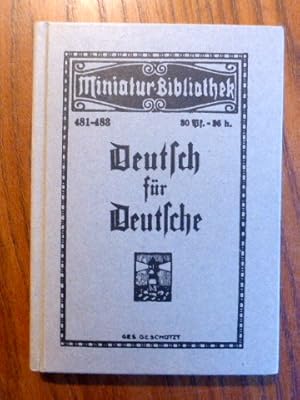 Bild des Verkufers fr Tarnschrift Deutsch fr Deutsche . Herausgegeben im Juni 1935 vom Schutzverband Deutscher Schriftsteller, Sektion Frankreich. Mit einem Nachwort von Theo Pinkus (Reprint). zum Verkauf von Der-Philo-soph