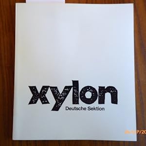 Seller image for XYLON. Deutsche Sektion seit 1953. Internationale Vereinigung der Holzschneider. for sale by Der-Philo-soph