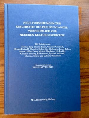 Seller image for Neue Forschungen zur Geschichte des Preuenlandes, vornehmlich zur neueren Kulturgeschichte. (= Tagungsberichte der historischen Kommission fr Ost- und Westpreussische Landesforschung, Band 15) for sale by Der-Philo-soph