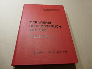 Bild des Verkufers fr Der Wiener Schiedsspruch von 1881. Eine Dokumentation zur Schlichtung des Konfliktes zwischen Grossbritannien und Nicaragua um Mosquitia. (= Lateinamerikanische Forschungen, 11) zum Verkauf von Der-Philo-soph