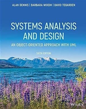 Seller image for Systems Analysis & Design : An Object-Oriented Approach With UML for sale by GreatBookPrices