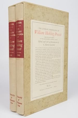 Seller image for Literary Memoranda of William Hickling Prescott for sale by Resource for Art and Music Books 