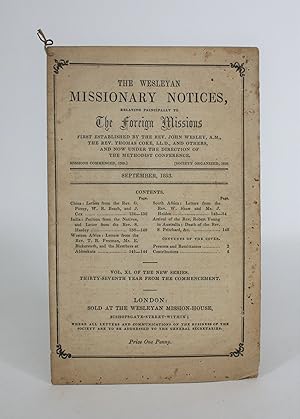 The Wesleyan Missionary Notices, Relating Principally to The Foreign Missions, First Established ...