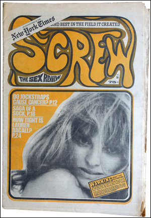 Imagen del vendedor de Screw : The Sex Review, No. 59 (April 20, 1970) a la venta por Specific Object / David Platzker