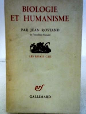 Image du vendeur pour Biologie et humanisme. mis en vente par World of Rare Books