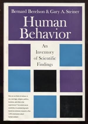 Immagine del venditore per Human Behavior: An Inventory of Scientific Findings venduto da E Ridge Fine Books
