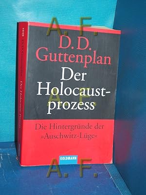 Immagine del venditore per Der Holocaust-Prozess : die Hintergrnde der "Auschwitz-Lge" D. D. Guttenplan. Aus dem Engl. von Thomas Bertram / Goldmann , 15123, Teil von: Anne-Frank-Shoah-Bibliothek venduto da Antiquarische Fundgrube e.U.