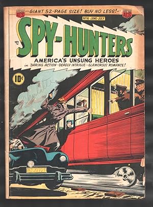 Immagine del venditore per Spy-Hunters #6 1950-ACG-Ogden Whitney-Jonathan Kent Espionage Ace'-Hitler appears in 'Nazi Nemisis-VG venduto da DTA Collectibles