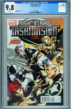 Taskmaster #4 CGC 9.8 2010-Solo Series-Avengers-comic book 2091243002