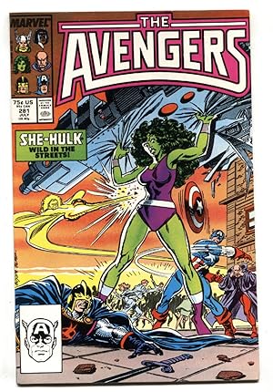 AVENGERS #281 1st Artemis-CAPTAIN MARVEL-comic book