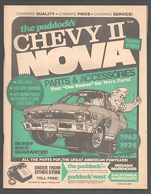 Paddock's Chevy II Nova Parts & Acessories Catalog-1989-Huge selection-illustrated-FN