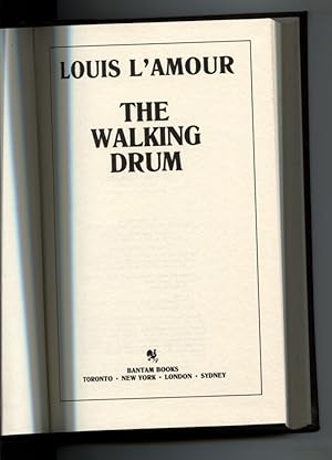 The Walking Drum hardcover signed by Louis L'Amour 1984