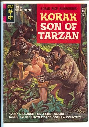 Korak Son Of Tarzan #1 1964-Gold Key-First issue-Edgar Rice Burroughs-Russ Manning art-VG