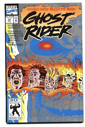 GHOST RIDER #25--1992-ELUSIVE POP UP BOOK-SPECIAL ISSUE NM-