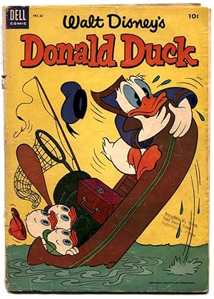 Walt Disney' Donald Duck #36 1954- Dell Comics G