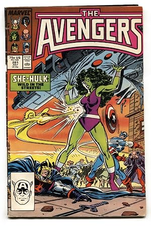 AVENGERS #281 1st Artemis-CAPTAIN MARVEL-comic book