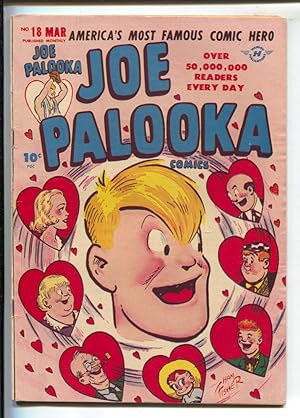Joe Palooka #18 1948-Harvey-Valentines Day cover-Ham Fisher art-Joe Palooka in Hollywood-VF